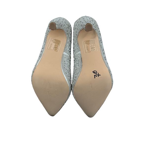 GALINA SIGNATURE pearl and crystal pointed-toe pumps - Picture 4 of 5